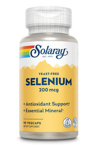 Solaray Selenium 200mcg 90vc