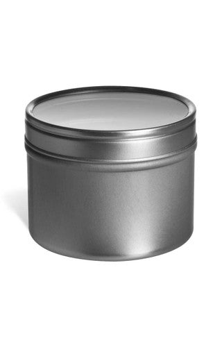 Aluminum Tin w/Clear Top 4oz