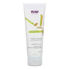 Now Nutri-Shave Natural Shave Cream 8 fl oz