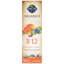 B-12 Organic Spray Raspberry 2oz