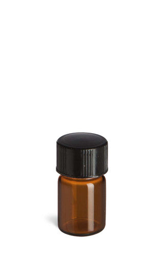 Amber Vial 5/8 dram