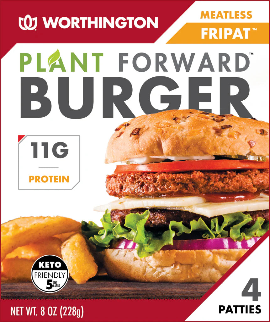 Worthington Meatless Fripat Burger