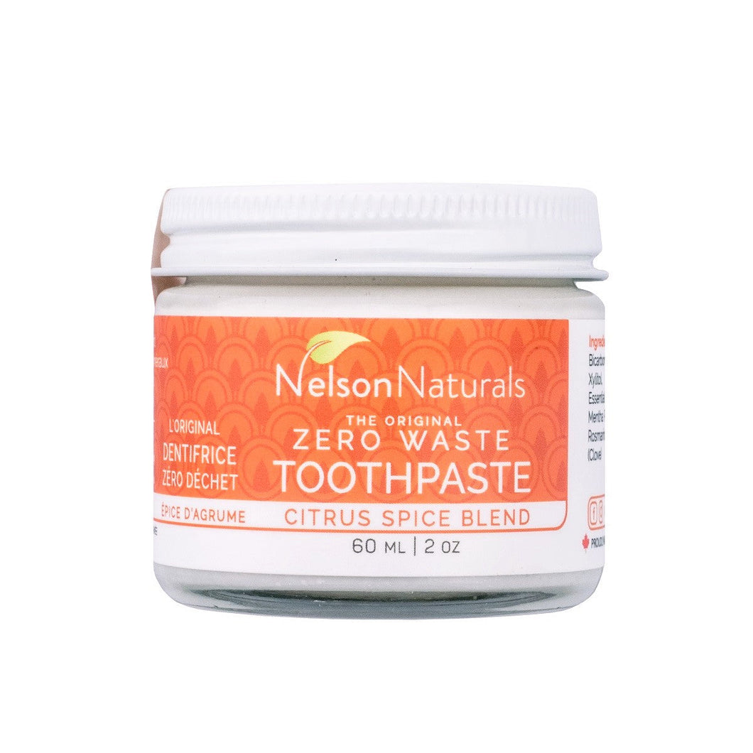 Nelson Naturals Toothpaste Powder Citrus Spice Blend 3.3oz