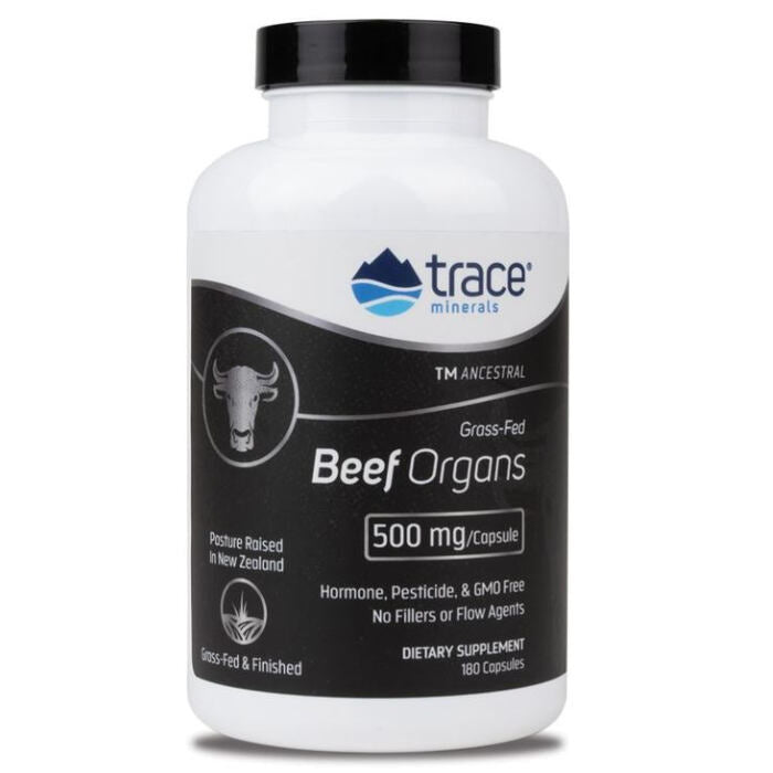 Trace Minerals Grass-Fed Beef Organs 500mg