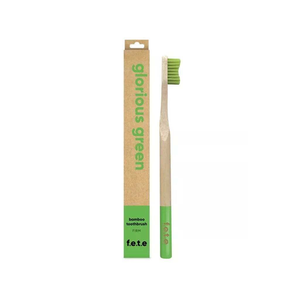 Bamboo Toothbrush Glorious Green - Firm Bristles