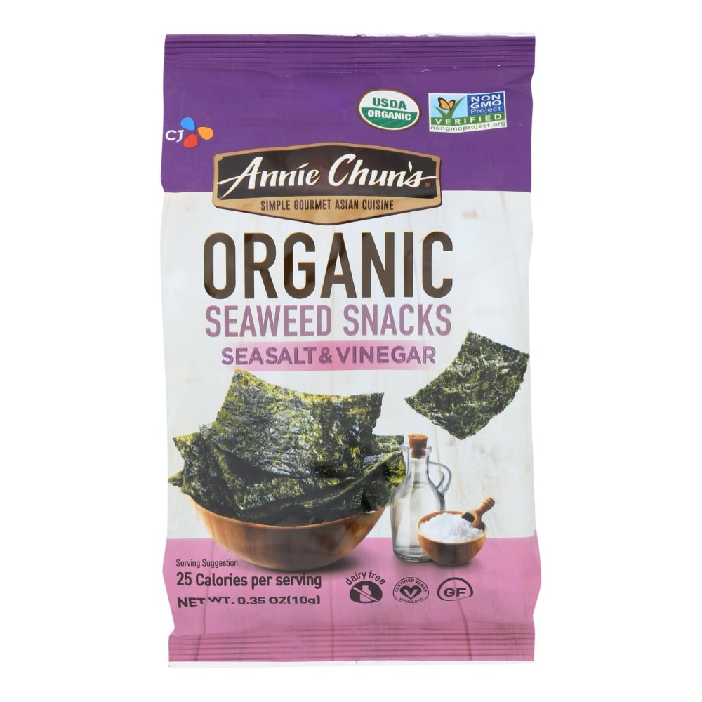 Annie Chun's Organic Seaweed Sea Salt & Vinegar .16oz