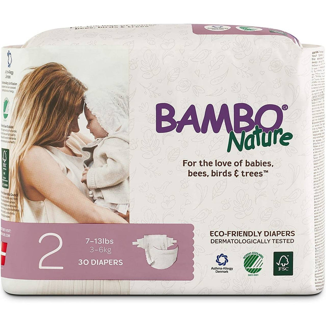 Bambo Nature Eco Friendly Diapers Size 2