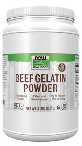 Now Beef Gelatin Powder 4lbs