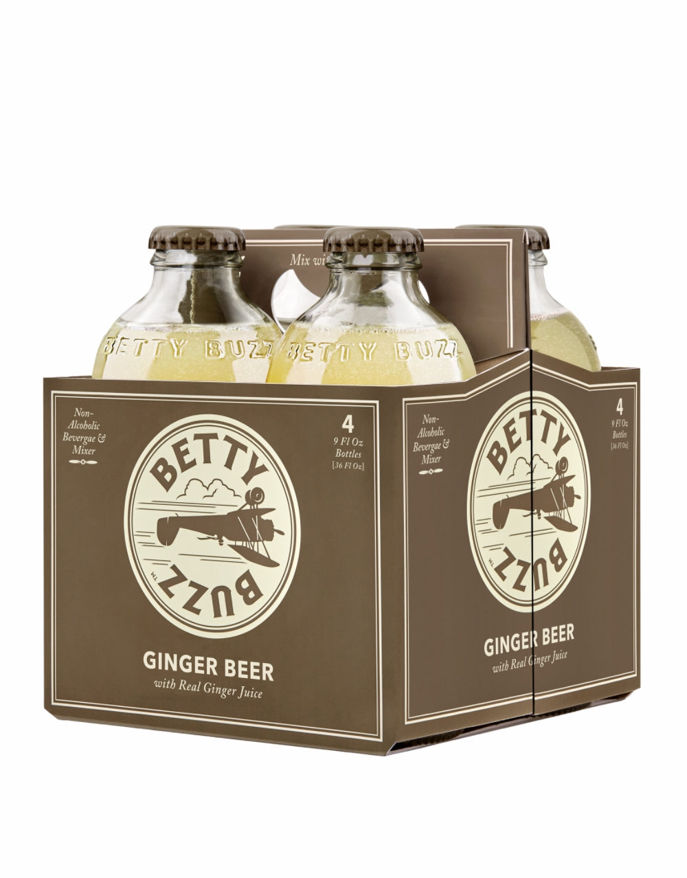 Betty Buzz Ginger Beer 9 fl oz Case