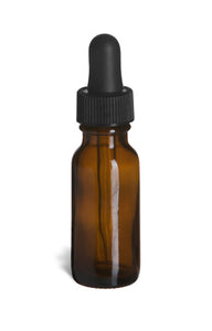 Amber Bottle w/Tincture 1/2oz