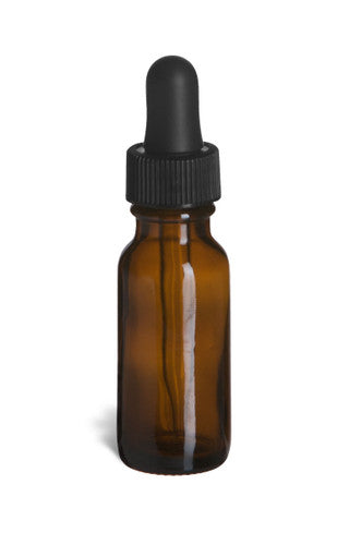 Amber Bottle w/Tincture 1/2oz