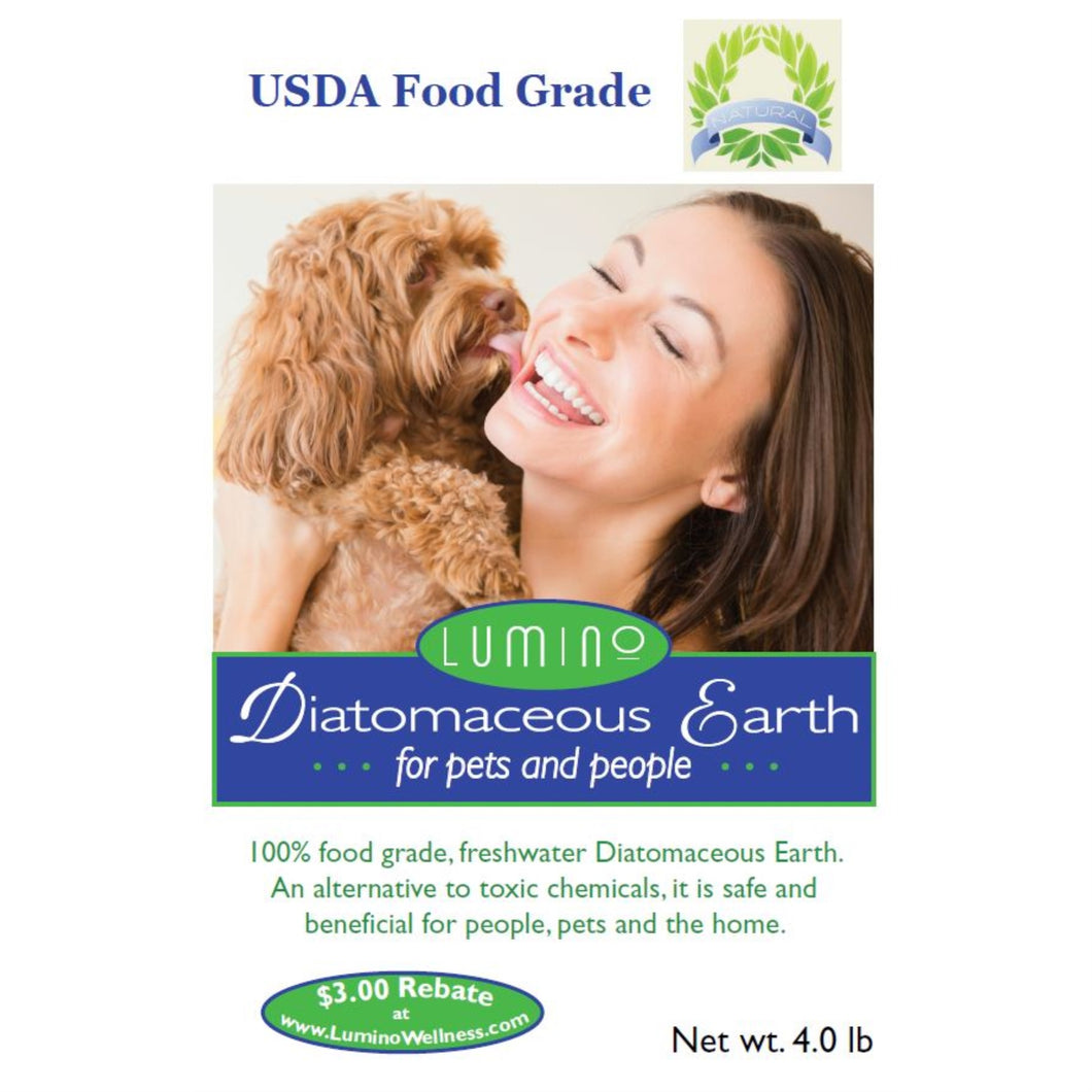 Lumino Diatomaceous Earth Food Grade 4Lb