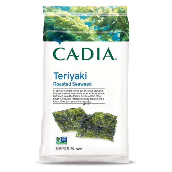 Cadia Teriyaki Roasted Seaweed .35oz
