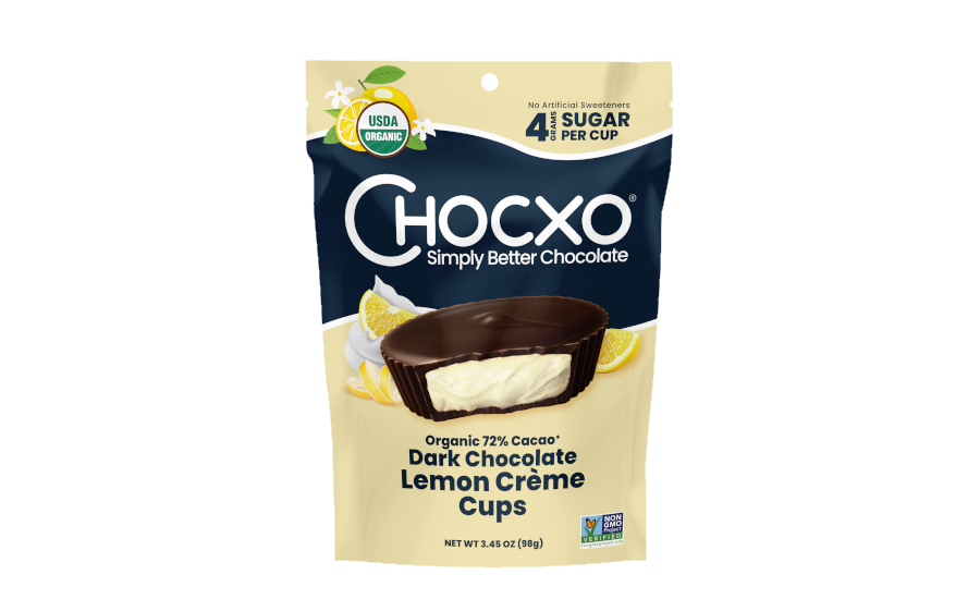 Chocxo Dark Chocolate Lemon Creme Cups 12/6oz