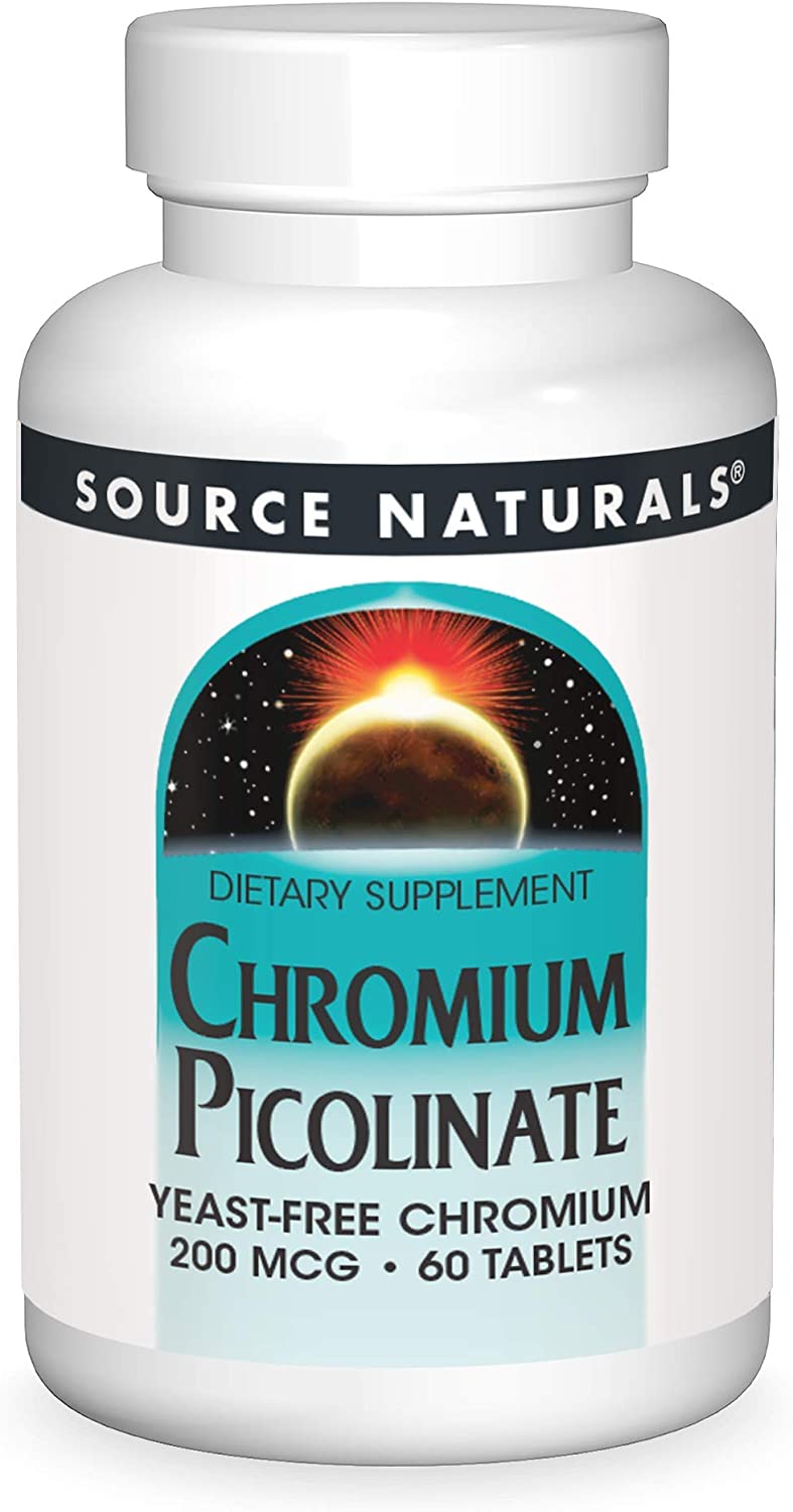 Source Naturals Chromium Picolinate 200mcg 60t