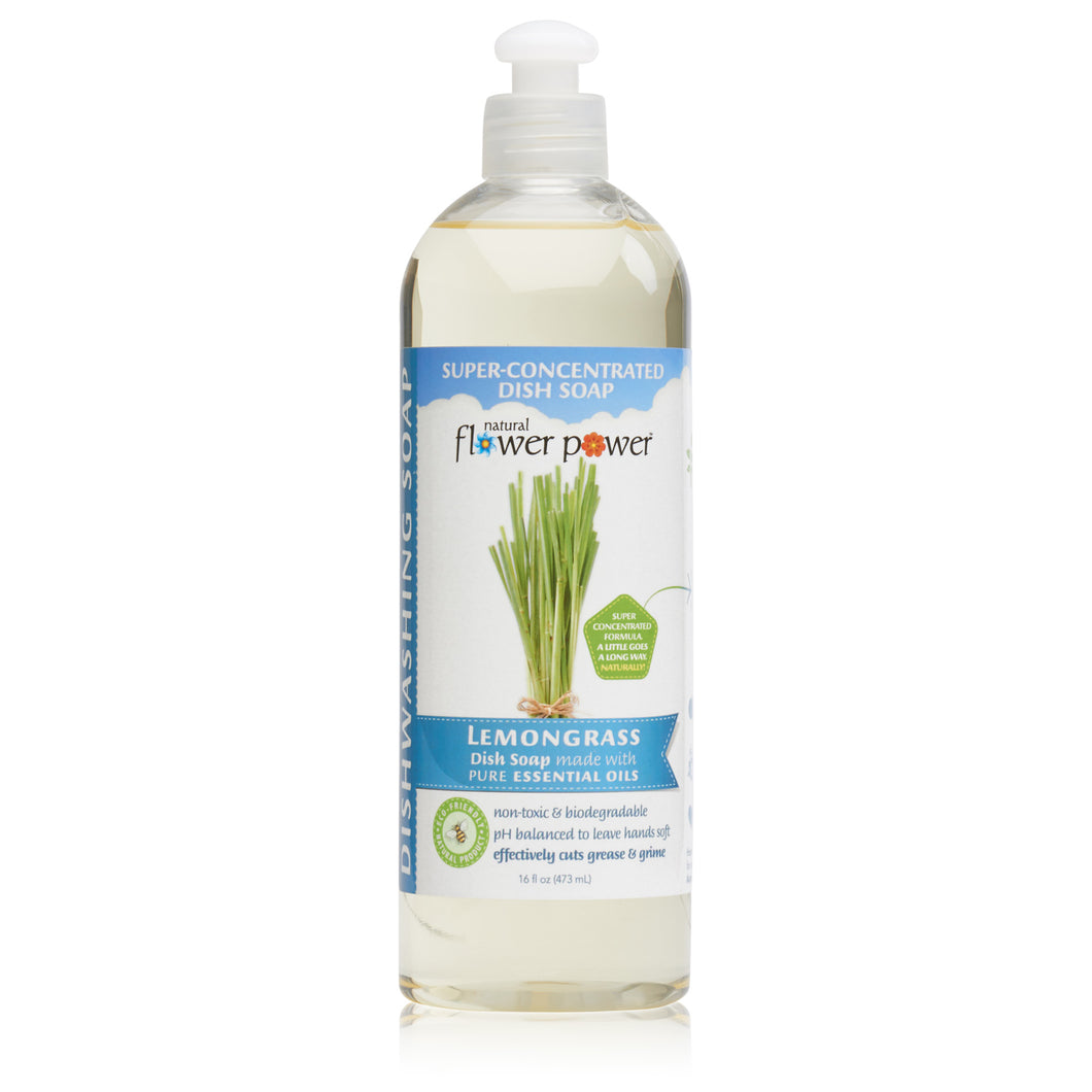 Lemongrass Dish Soap Flower Power