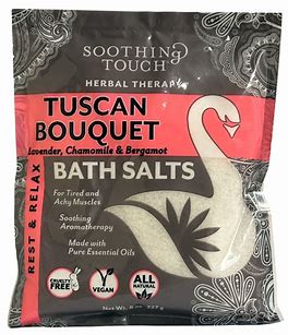 Soothing Touch Herbal Therapy Tuscan Bouquet Bath Salts 8oz