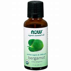 NOW Organic Bergamot Essential Oils 1 fl. oz.
