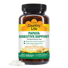 Country Life Papaya Digestive Support 500chw