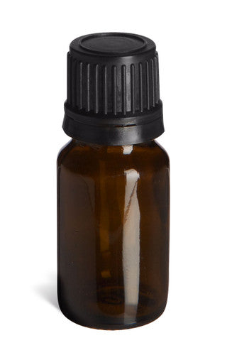 Amber Bottle w/Dropper Cap 10m