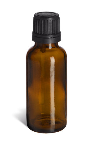 Amber Bottle w/Dropper Cap 30m