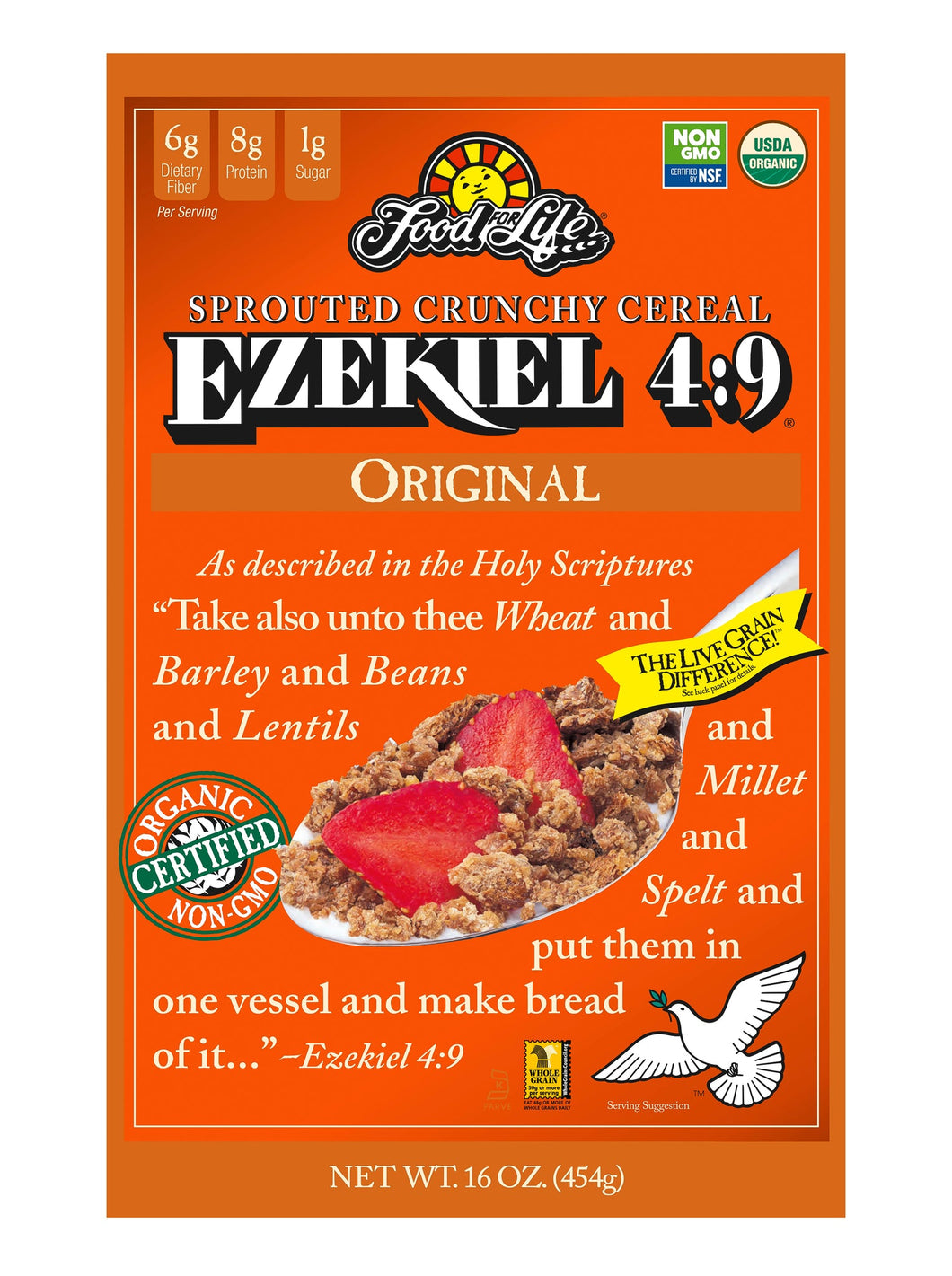 FoodforLife Ezekiel 4:9 Original Cereal 16oz