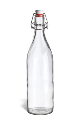 Clear Bottle WSwingtop 34oz