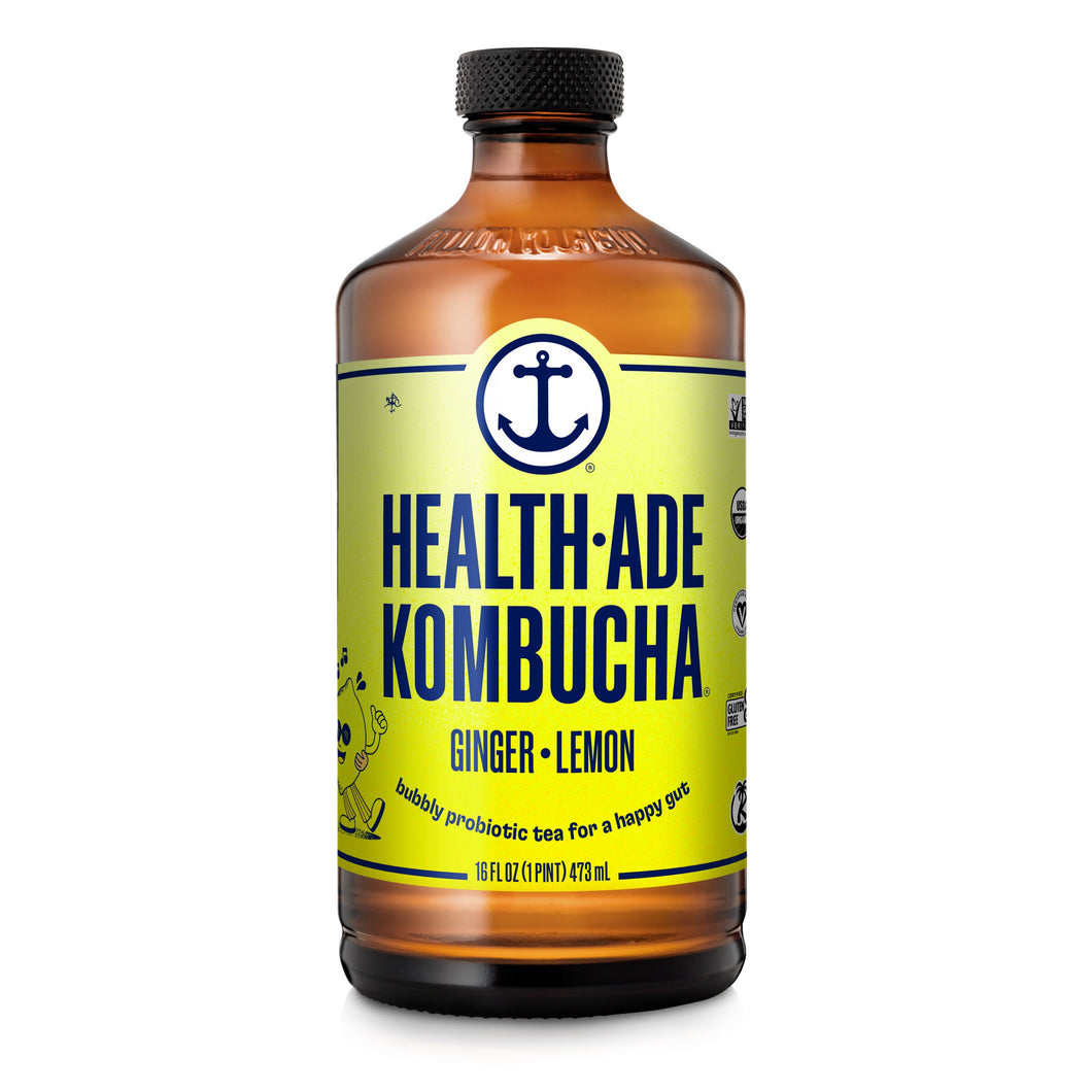 Health-Ade Kombucha Ginger Lemon 16oz