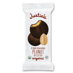 Dark Chocolate Peanut Butter Cups organic Justin's