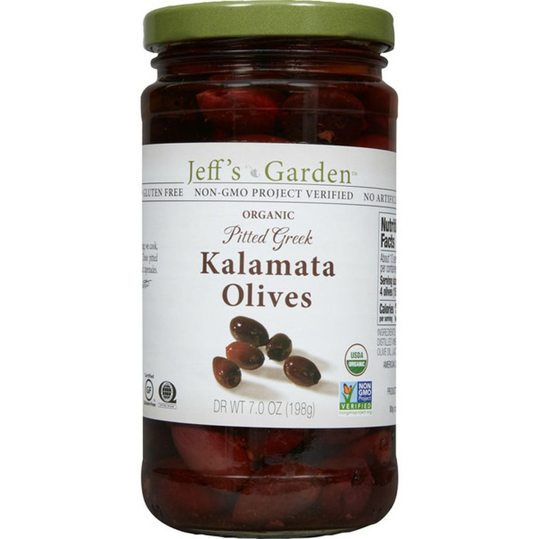 JG Organic Pitted Greek Kalamata Oilves 7oz