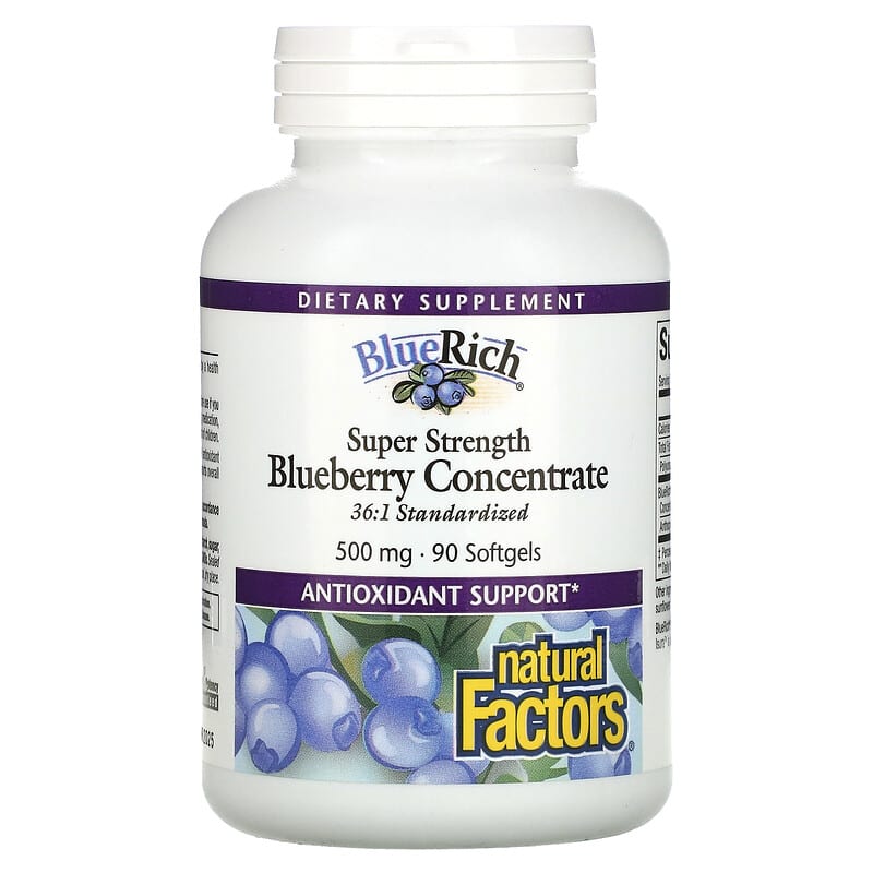 NF Blue Rich Blueberry Concentrate 500mg 90sg
