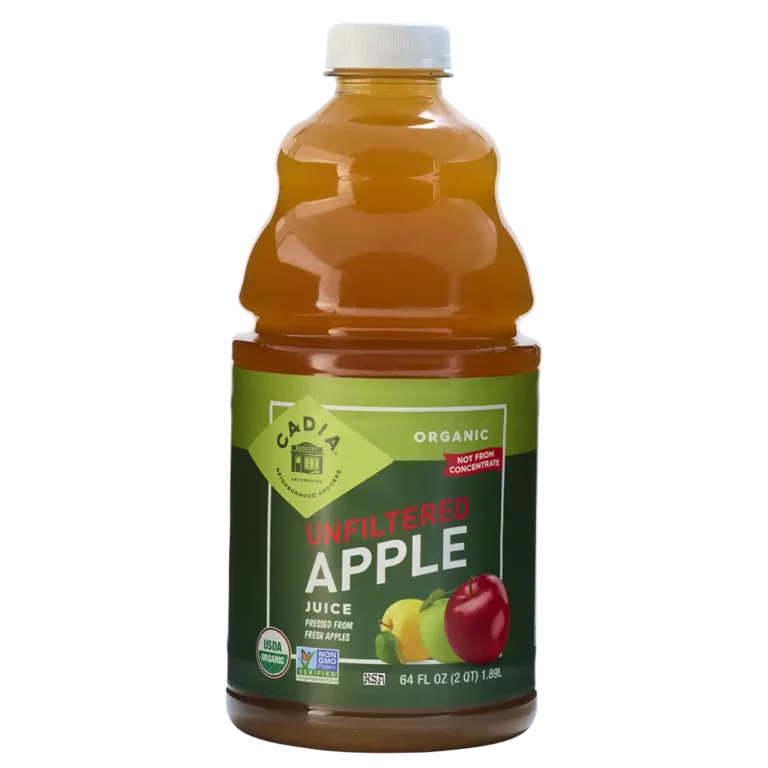 Cadia Organic Apple Juice Unflitered 64 oz