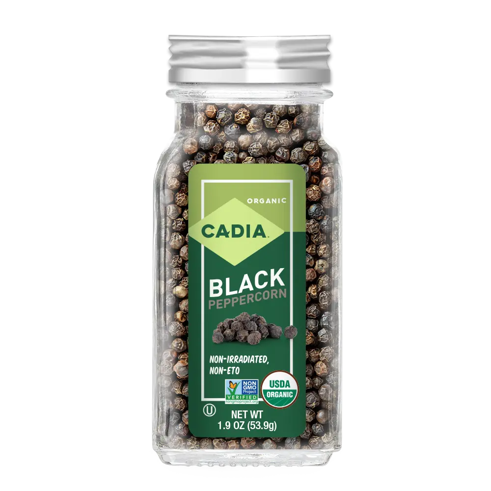Cadia Organic Black Peppercorn 1.9oz