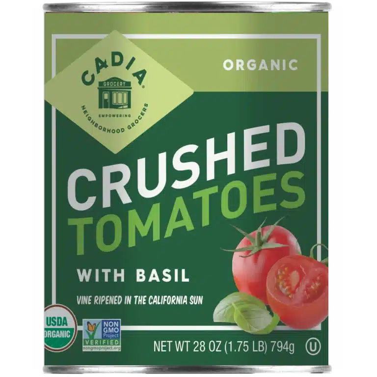 Crushed Tonatoes With Basil Organic Cadia