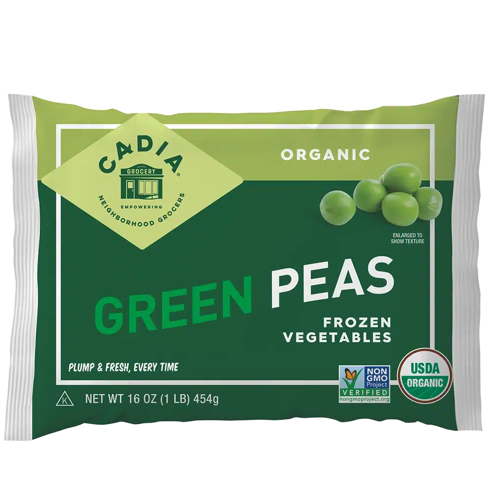 Cadia Organic Frozen Peas 16oz
