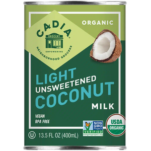 Cadia Organic Light Unsweetened Coconut Milk