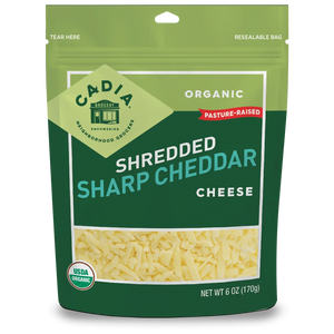 Cadia Shredded Sharp Cheddar 6oz