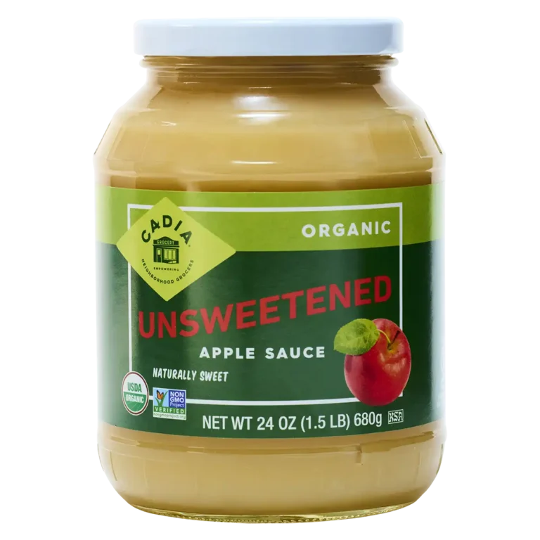 Cadia Apple Sauce Organic Unsweetened