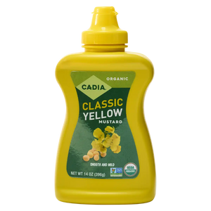 Cadia Organic Classic Yellow Mustard 14oz
