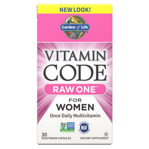 Garden Of Life Vit Code Raw One Women Multivitamin 30vc