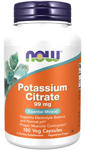 Now Potassium Citrate Powder 12oz