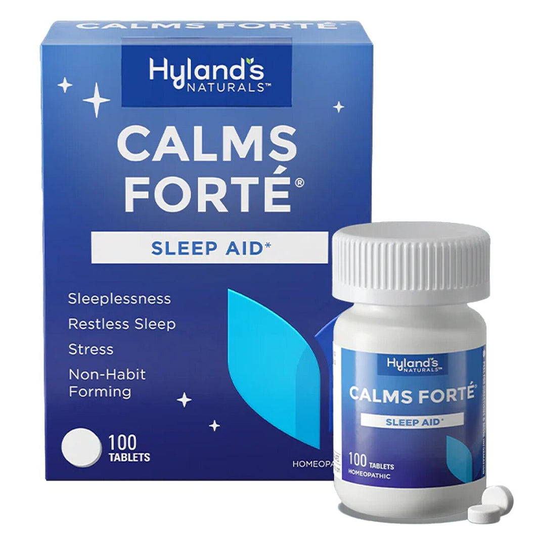 Hylands Calms Forte Sleep Aid 100 Tb