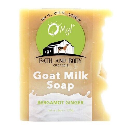 O My! Bath & Body Goat Milk Soap Bergamot Ginger