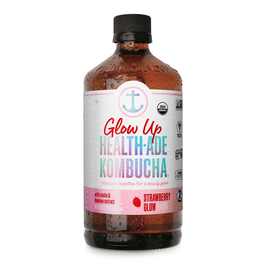 Health-Ade Kombucha Strawberry Glow 16oz