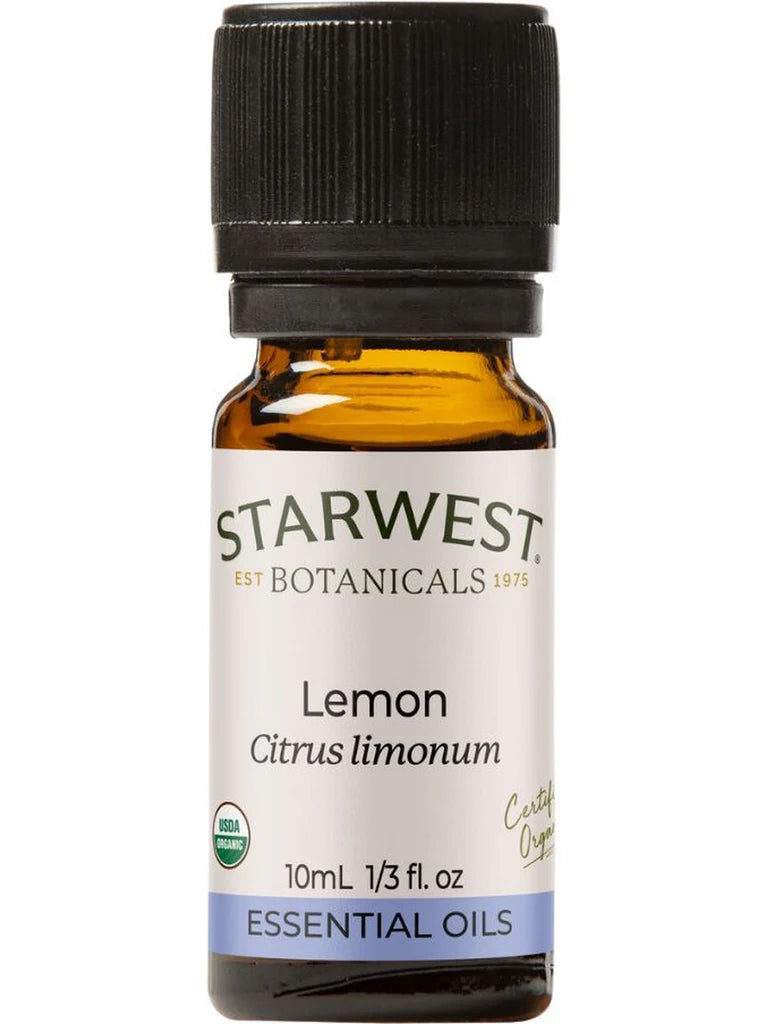 Starwest Organic Lemon Essential Oil 1/3 oz