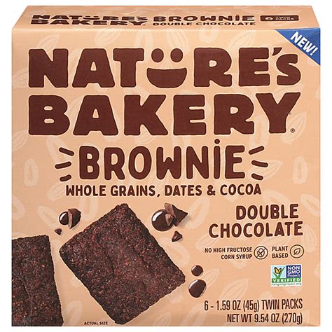 Double Chocolate Brownie Natures Bakery