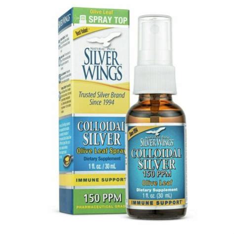 Colloidal Silver Spray Silver Wings 150 PPM
