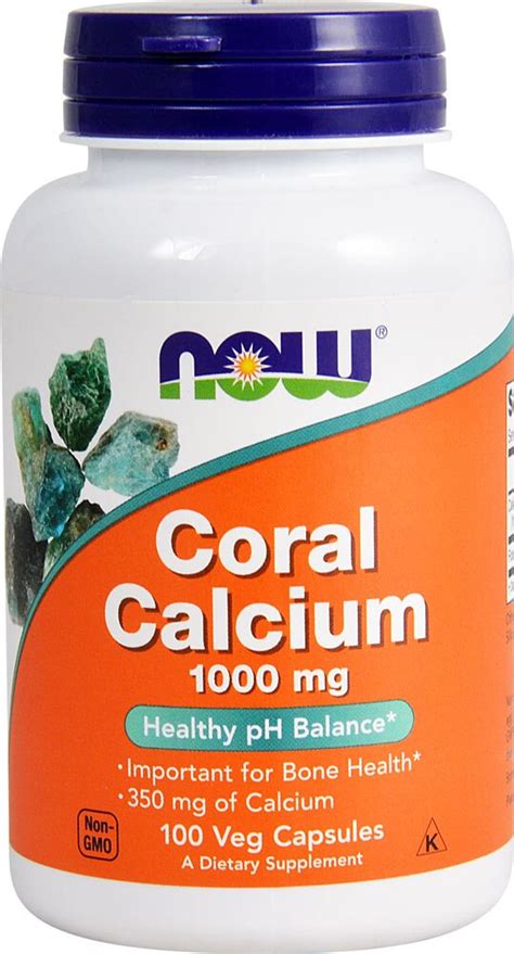 Now Coral Calcium 1000mg 100vc