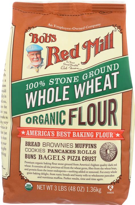BRM Org Whole Wheat Flour 3lb
