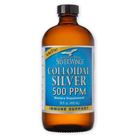 Colloidal Silver Immune Support Silver Wings 500PPM